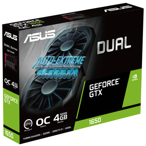 Placă video Asus GeForce GTX 1650 Dual OC P  / 4 GB photo 6