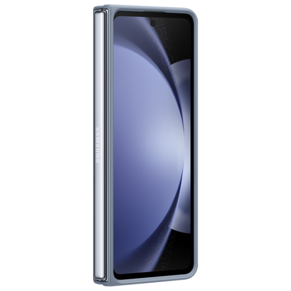 Чехол для смартфона Samsung Galaxy Z Fold 5 Samsung/ Back/ Кожа/ Ice Синий photo 3