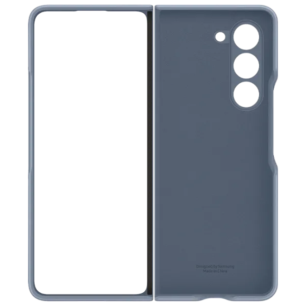 Чехол для смартфона Samsung Galaxy Z Fold 5 Samsung/ Back/ Кожа/ Ice Синий photo 4