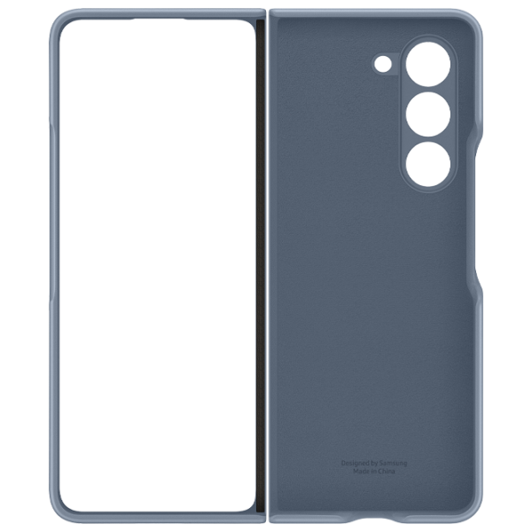 Чехол для смартфона Samsung Galaxy Z Fold 5 Samsung/ Back/ Кожа/ Ice Синий photo 4