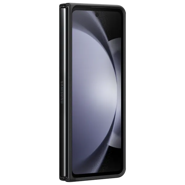 Чехол для смартфона Samsung Galaxy Z Fold 5 Samsung/ Back/ Кожа/ Графитовый Black photo 2