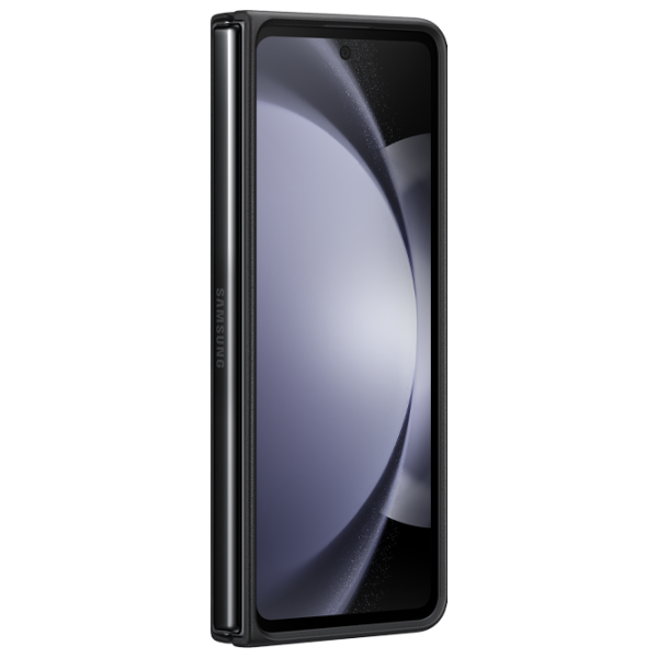 Чехол для смартфона Samsung Galaxy Z Fold 5 Samsung/ Back/ Кожа/ Графитовый Black photo 2