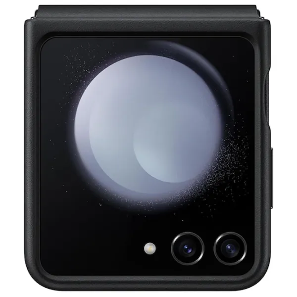 Husă pentru smartphone Samsung Galaxy Z Flip 5 Samsung/ Back/ Piele/ Black photo 2