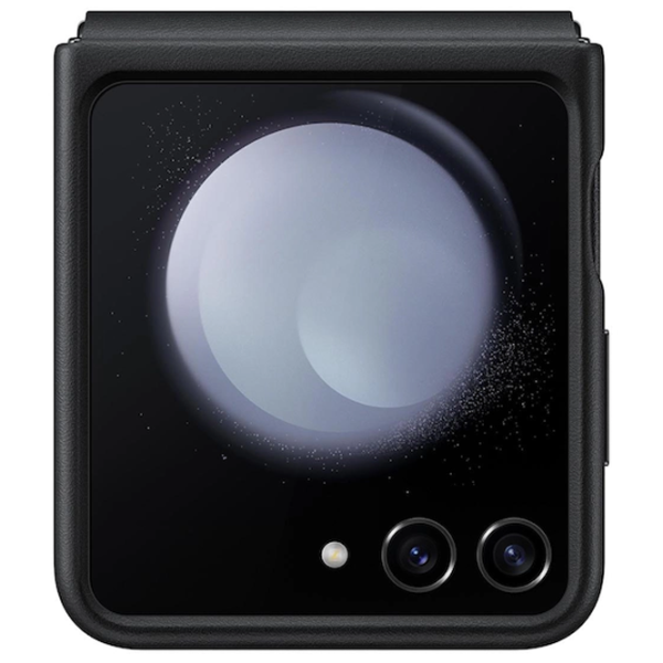 Husă pentru smartphone Samsung Galaxy Z Flip 5 Samsung/ Back/ Piele/ Black photo 2