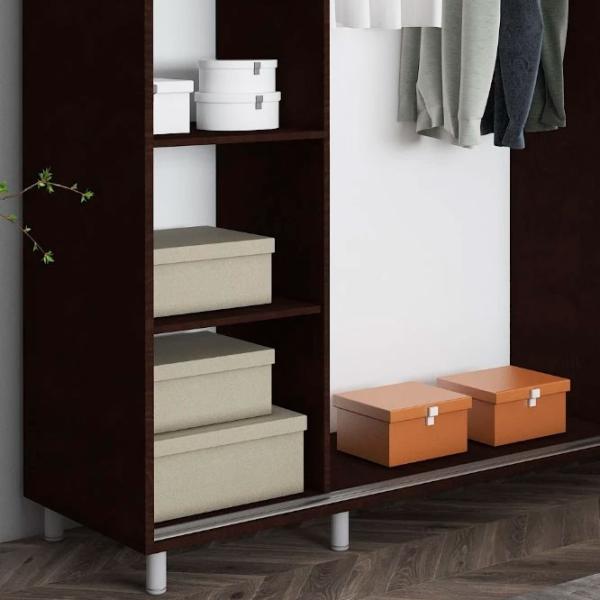 Гардероб Раздвижной Mobildor-Lux ARON P 1900 K1 2226 190 x 60см x 220 / ДСП / Венге photo 6