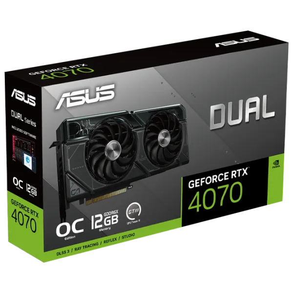 Видеокарта Asus GeForce RTX 4070 DUAL OC PCI Express x16 4.0 / 12 ГБ photo 9