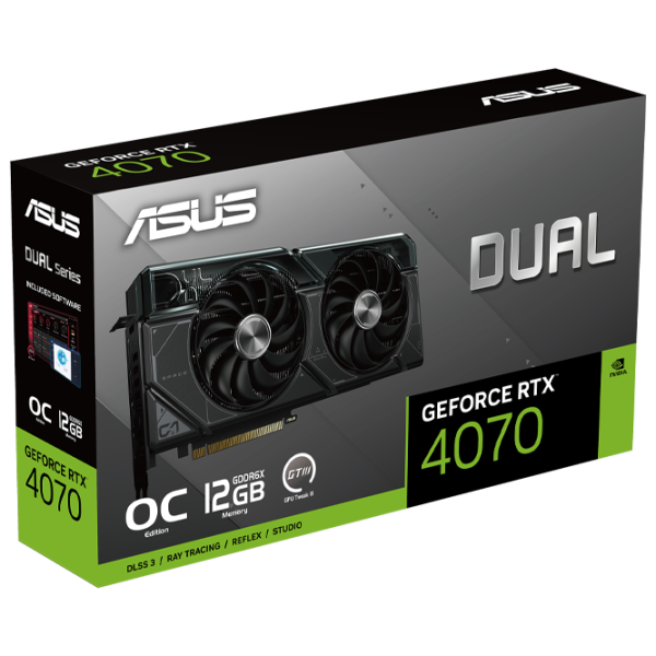Видеокарта Asus GeForce RTX 4070 DUAL OC PCI Express x16 4.0 / 12 ГБ photo 9