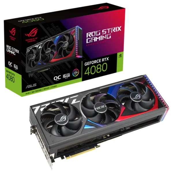Placă video Asus GeForce RTX 4080 ROG Strix PCI Express x16 4.0 / 16 GB photo 9 Placă video Asus GeForce RTX 4080 ROG Strix PCI Express x16 4.0 / 16 GB photo 9