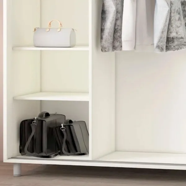 Гардероб Раздвижной Mobildor-Lux ARON P 1700 K1 8681 170 x 60см x 220 / ДСП / Бриллиантовый белый photo 6 Гардероб Раздвижной Mobildor-Lux ARON P 1700 K1 8681 170 x 60см x 220 / ДСП / Бриллиантовый белый photo 6