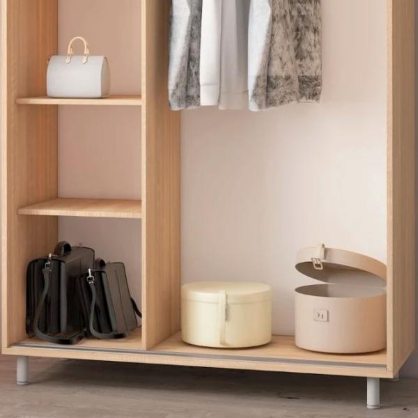 Гардероб Раздвижной Mobildor-Lux ARON P 1000 K1 3025 100 x 60см x 220 / ДСП / Дуб Сонома photo 6