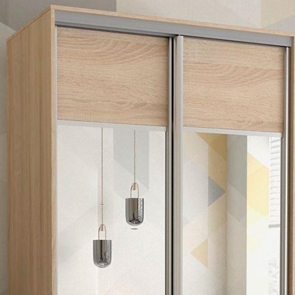 Гардероб Раздвижной Mobildor-Lux ARON P 1300 K1 3025 130 x 60см x 220 / ДСП / Дуб Сонома photo 4