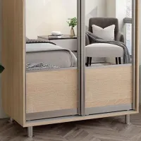 Dulap pentru haine Glisant Mobildor-Lux ARON P 1400 K1 3025 140 x 60 x 220 / DSP / Stejar Sonoma photo 3
