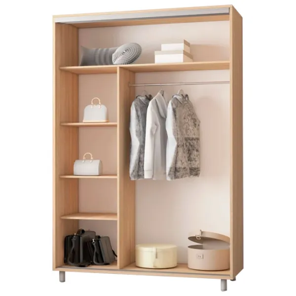 Dulap pentru haine Glisant Mobildor-Lux ARON P 1500 K1 3025 150 x 60 x 220 / DSP / Stejar Sonoma photo 2 Dulap pentru haine Glisant Mobildor-Lux ARON P 1500 K1 3025 150 x 60 x 220 / DSP / Stejar Sonoma photo 2