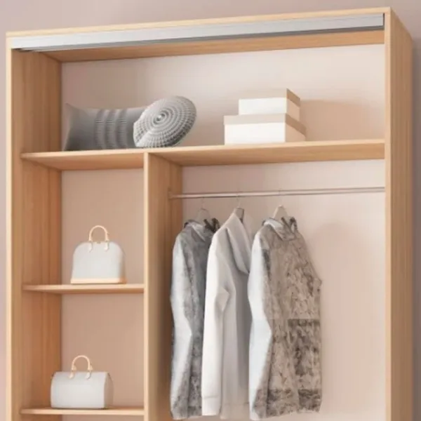 Dulap pentru haine Glisant Mobildor-Lux ARON P 1500 K1 3025 150 x 60 x 220 / DSP / Stejar Sonoma photo 5 Dulap pentru haine Glisant Mobildor-Lux ARON P 1500 K1 3025 150 x 60 x 220 / DSP / Stejar Sonoma photo 5