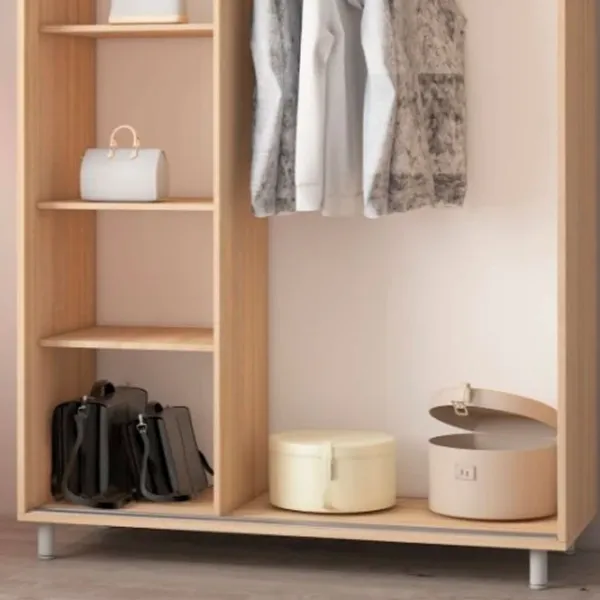 Dulap pentru haine Glisant Mobildor-Lux ARON P 1500 K1 3025 150 x 60 x 220 / DSP / Stejar Sonoma photo 6 Dulap pentru haine Glisant Mobildor-Lux ARON P 1500 K1 3025 150 x 60 x 220 / DSP / Stejar Sonoma photo 6