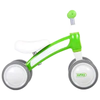 Tricicletă fără pedale Qplay Cutey 12" Metal/ Green White photo 4