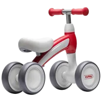 Трехколесный беговел Qplay Cutey 12" Металл/ Красный Белый photo 2