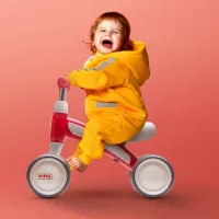 Трехколесный беговел Qplay Cutey 12" Металл/ Красный Белый photo 6