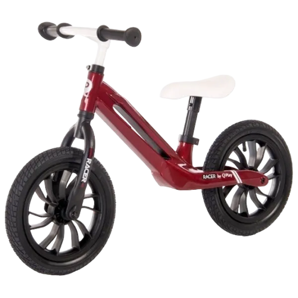 Bicicletă fără pedale Qplay Racer 10" Metal/ Red White photo 2