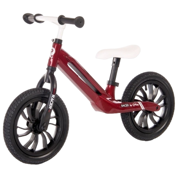 Bicicletă fără pedale Qplay Racer 10" Metal/ Red White photo 2