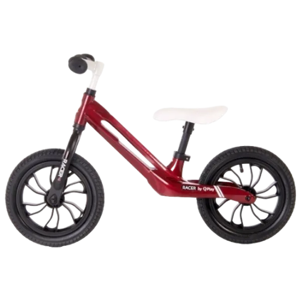 Bicicletă fără pedale Qplay Racer 10" Metal/ Red White photo 3