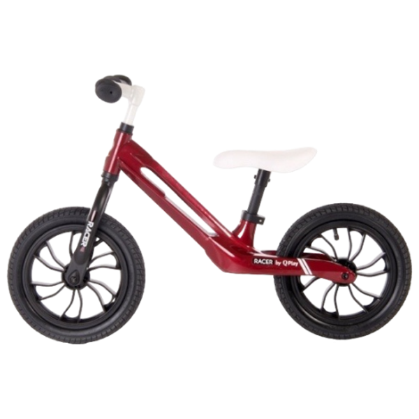 Bicicletă fără pedale Qplay Racer 10" Metal/ Red White photo 3