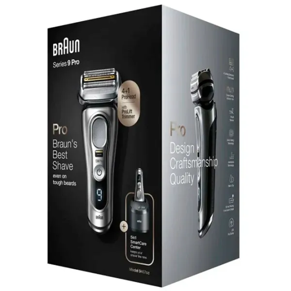 Бритва электрическая Braun Series 9 Pro 9467cc Серебряный Черный  photo 7