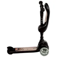 Trotinetă pentru copii cu trei roți MoMi Kiuru (HUBA00035) 50 kg/ Black photo 3