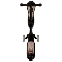 Trotinetă pentru copii cu trei roți MoMi Kiuru (HUBA00035) 50 kg/ Black photo 4