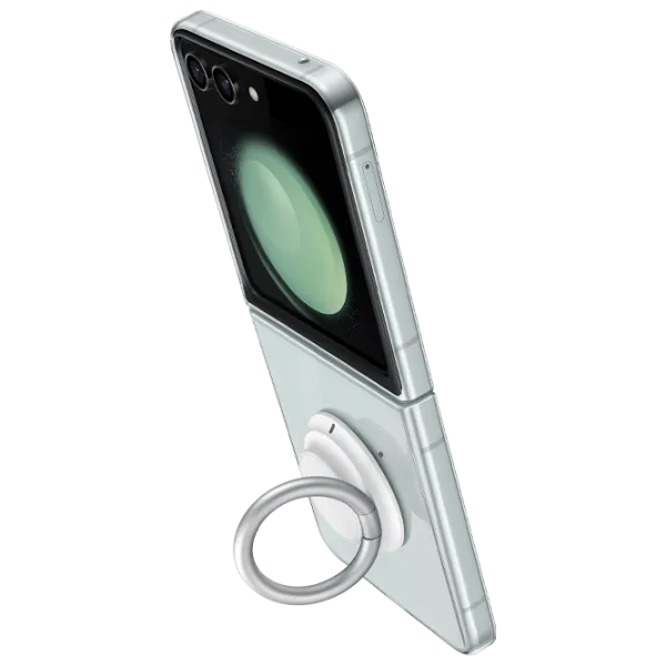 Чехол для смартфона Samsung Galaxy Z Flip 5 Samsung/ Back/ TPU/ Белый Прозрачный photo 3