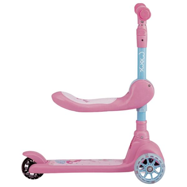 Детский трёхколёсный самокат MoMi Kiuru (HUBA00034) 50 кг/ Розовый photo 2 Детский трёхколёсный самокат MoMi Kiuru (HUBA00034) 50 кг/ Розовый photo 2