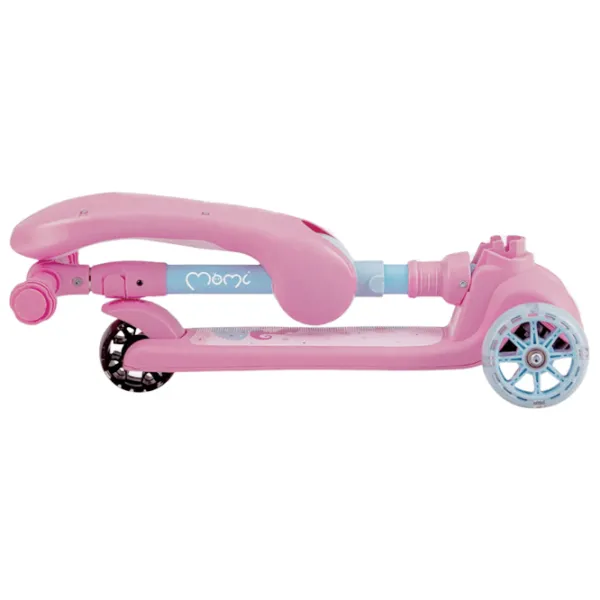 Детский трёхколёсный самокат MoMi Kiuru (HUBA00034) 50 кг/ Розовый photo 5 Детский трёхколёсный самокат MoMi Kiuru (HUBA00034) 50 кг/ Розовый photo 5