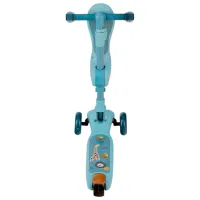 Trotinetă pentru copii cu trei roți MoMi Kiuru (HUBA00036) 50 kg/ Blue photo 4