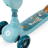 Trotinetă pentru copii cu trei roți MoMi Kiuru (HUBA00036) 50 kg/ Blue photo 6
