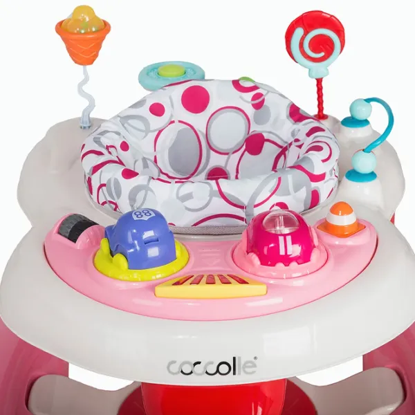 Ходунки Coccolle Arlo (337072310) Классический/ Розовый photo 3 Ходунки Coccolle Arlo (337072310) Классический/ Розовый photo 3