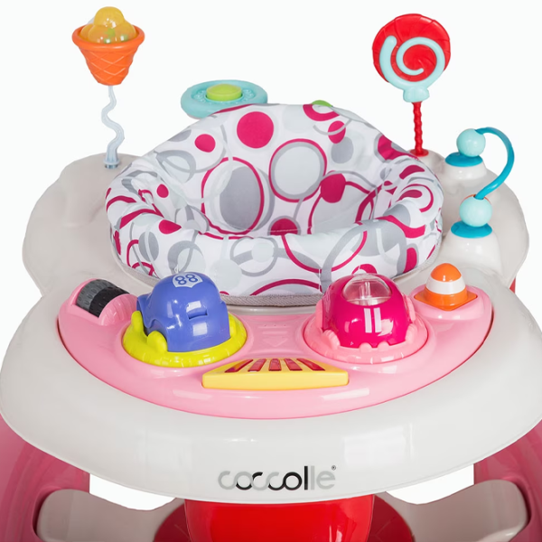 Ходунки Coccolle Arlo (337072310) Классический/ Розовый photo 3 Ходунки Coccolle Arlo (337072310) Классический/ Розовый photo 3