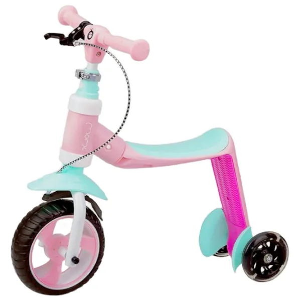 Детский трёхколёсный самокат MoMi Elios (ROBI00030) 25 кг/ Розовый photo 3