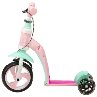 Trotinetă pentru copii cu trei roți MoMi Elios (ROBI00030) 25 kg/ Pink photo 5