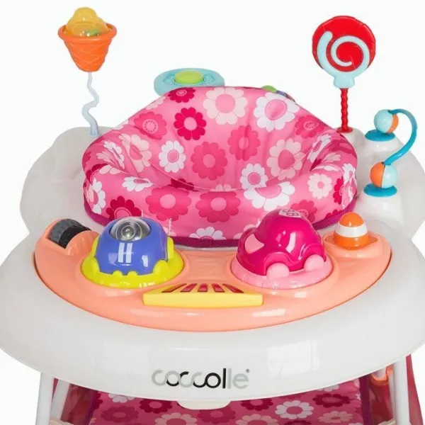 Ходунки Coccolle Inizio (337072210) Классический/ Розовый photo 2 Ходунки Coccolle Inizio (337072210) Классический/ Розовый photo 2