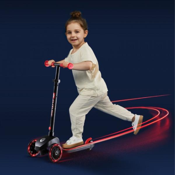 Детский трёхколёсный самокат Qplay Future (432148) 50 кг/ Синий photo 6