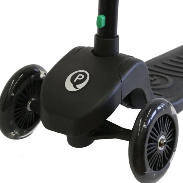 Trotinetă pentru copii cu trei roți Qplay Future Eco (644374) 50 kg/ Green photo 3