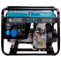 Generator de curent Könner & Söhnen KS 8102HDE (EURO II) 230 V Motorină / 6 kW photo 2