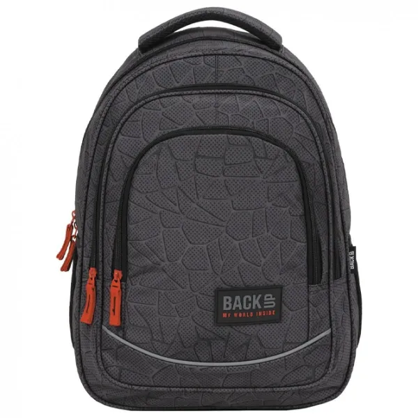 Ghiozdan pentru copii BackUP Hi-Tech Gray Black Gray/ 26 l photo 5