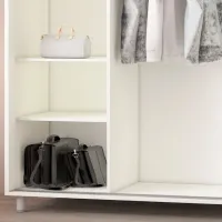 Гардероб Раздвижной Mobildor-Lux ARON P 1800 8681 180 x 60см x 220 / ЛДСП / Бриллиантовый белый photo 6