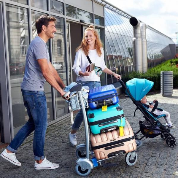 Cărucior pentru copil KinderKraft Mini Dot 5902533912995/ Gray photo 7