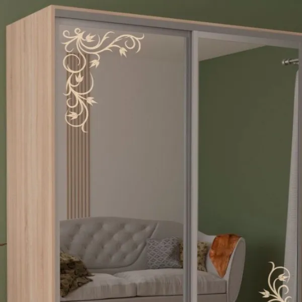 Dulap pentru haine Glisant Mobildor-Lux ARON P 1000 3025 Desen 100 x 60 x 220 / PAL / Stejar Sonoma photo 3 Dulap pentru haine Glisant Mobildor-Lux ARON P 1000 3025 Desen 100 x 60 x 220 / PAL / Stejar Sonoma photo 3