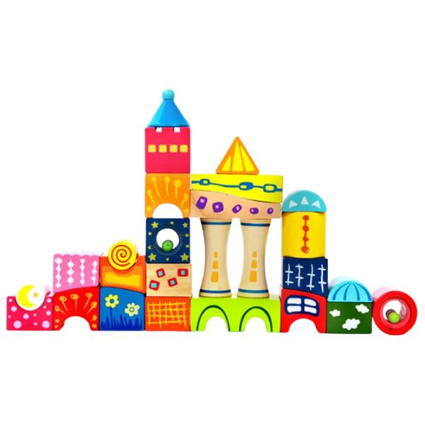 Развивающий набор Hape Fantasia Blocks Castle E0418A 1.5+/ Разноцветный photo 2 Развивающий набор Hape Fantasia Blocks Castle E0418A 1.5+/ Разноцветный photo 2