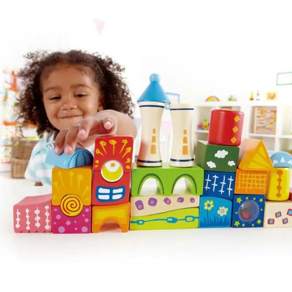 Развивающий набор Hape Fantasia Blocks Castle E0418A 1.5+/ Разноцветный photo 3 Развивающий набор Hape Fantasia Blocks Castle E0418A 1.5+/ Разноцветный photo 3