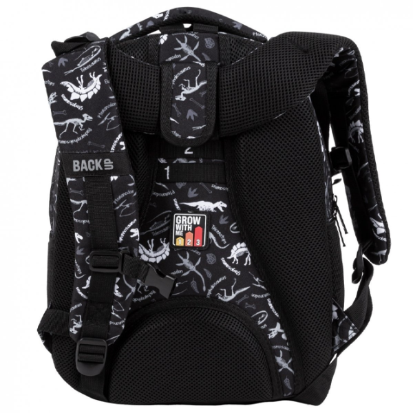 Ghiozdan pentru copii BackUP Dinosaury Black White Black/ 24 l photo 3 Ghiozdan pentru copii BackUP Dinosaury Black White Black/ 24 l photo 3