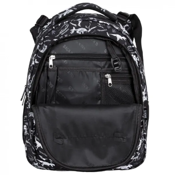 Ghiozdan pentru copii BackUP Dinosaury Black White Black/ 24 l photo 6 Ghiozdan pentru copii BackUP Dinosaury Black White Black/ 24 l photo 6